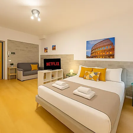 Design Loft San Giovanni Metro A Ponte Lungo Treno Per Fiumicino Apartament *